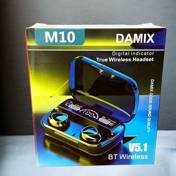 M10 Wireless Earbuds - True Wireless Bluetooth Headphones