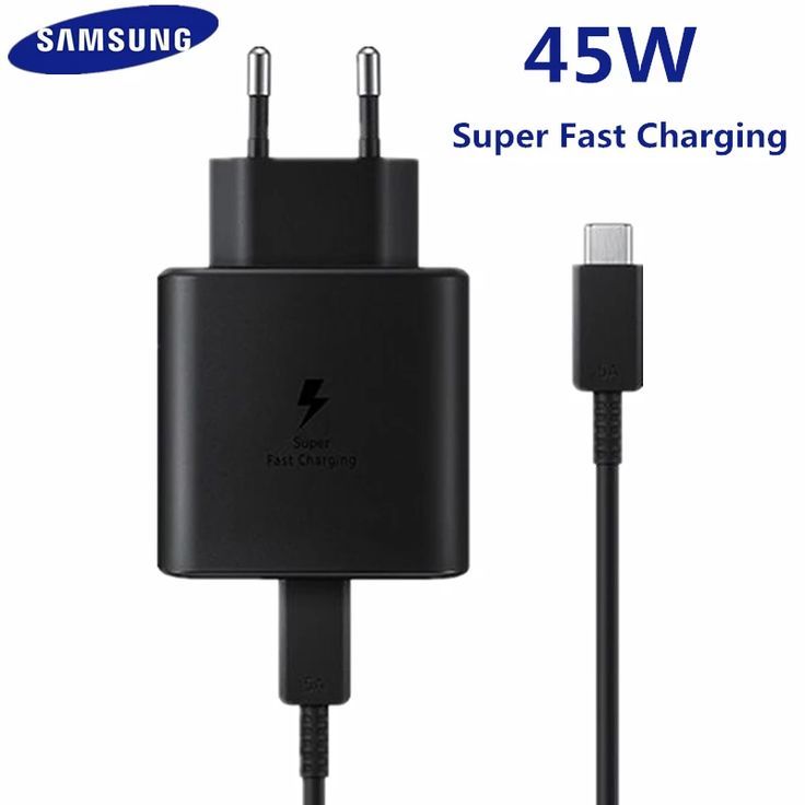 Samsung 45W Super Fast Charger with USB-C Cable