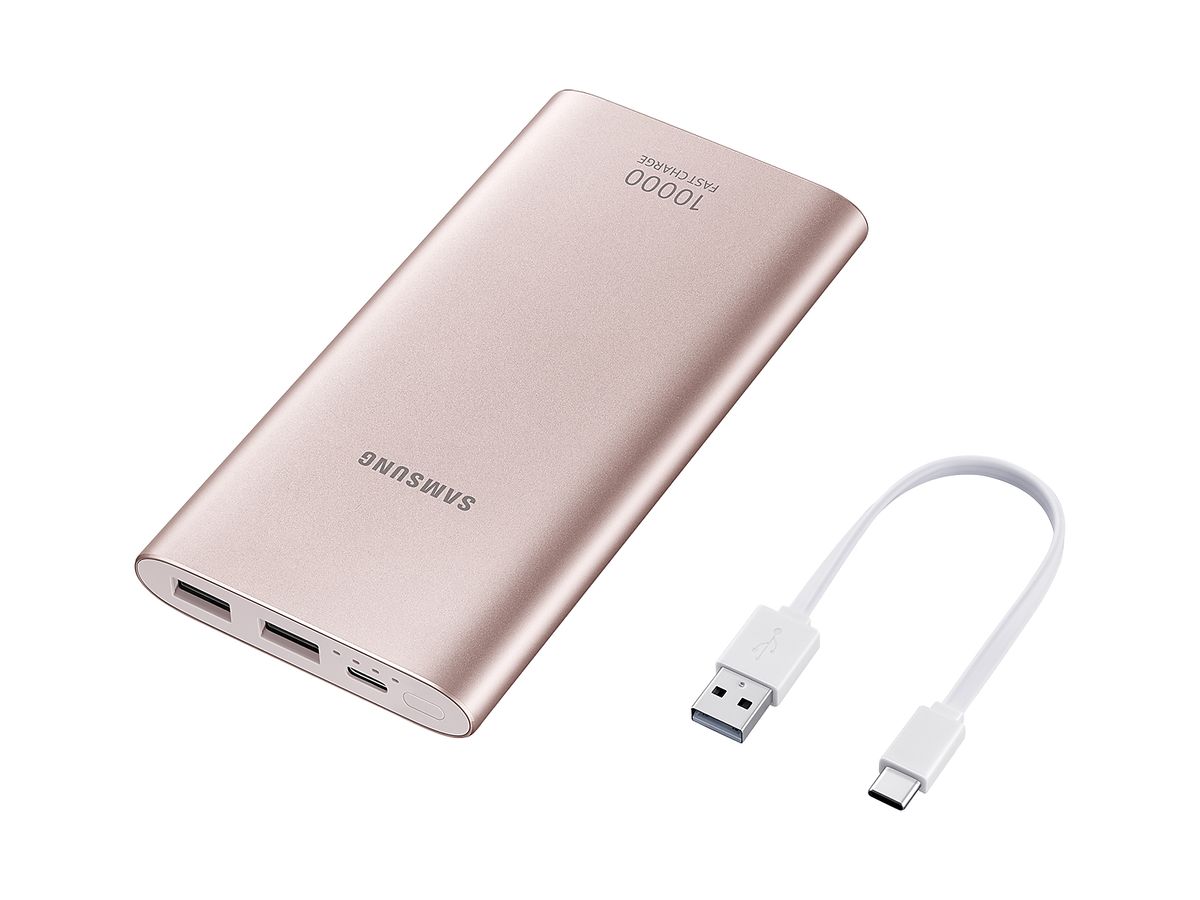 Samsung 10,000mAh Portable Power Bank - Fast Charging with USB-C Cable